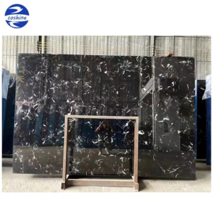 Trung Quốc emperador tối đá cẩm thạch khối bạc rồng khối đá cẩm thạch đen băng hoa phiến đá cẩm thạch - Product Image 2