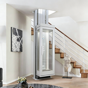 Ascensor Doméstico Pequeño de Cristal para Viviendas y Villas, Elevador para Dos Personas, Ascensor para Casas Pequeñas, Ascensor para Edificios Residenciales - Product Image 1