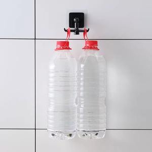 Crochets rotatifs peu encombrants Crochets d'armoire à 360 degrés auto-adhésifs Design rabattable à <span class=keywords><strong>180</strong></span> degrés Idéal pour la maison Cuisine Salle de bain - Product Image 4