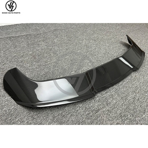 Aileron de toit en fibre de carbone style PT pour Audi RS6 C8, kit carrosserie en carbone, aileron avant, pièces et accessoires automobiles 2019-2022 - Product Image 2