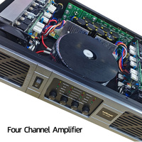 Amplificateur de puissance quatre canaux pour spectacle sur scène, fête, audio haute qualité, conception élégante, AF-4400, fabrication OEM ODM