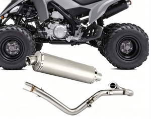 CHMotor para SUZUKI <span class=keywords><strong>DR</strong></span>-Z400 DRZ400 DRZ-<span class=keywords><strong>400</strong></span> <span class=keywords><strong>DR</strong></span> Z400 <span class=keywords><strong>SM</strong></span> S E 2000 - 2022 Silenciador de escape para motocicleta ORV con tubo de conexión frontal de 51mm - Product Image 3