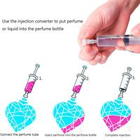 Outils de recharge de parfum MUB, seringue de distribution de parfum, adaptateurs d'extraction et d'injection pour le transfert de parfum