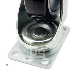 Piastra girevole leggera serie DS-20 ruote in poliuretano senza cuscinetti da 4 pollici 100mm - Product Image 5