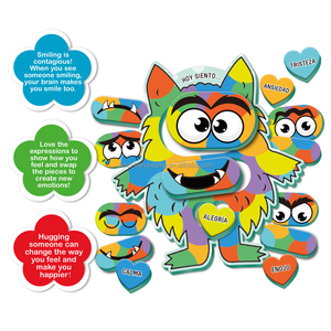 Các hoạt động cha-con giúp trẻ hiểu cảm xúc Đồ chơi quảng cáo Cơ Sở EVA củ<span class=keywords><strong>a</strong></span> trẻ em biểu hiện cảm xúc cho gia đình - Product Image 2