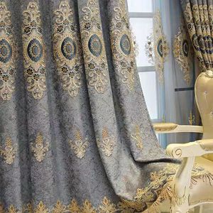 Rideaux Pour Salon Cortinas Para Sala Thêu Cửa Sổ Nhà Cổ Điển Màn Rèm Cửa Cho Phòng Ngủ Nhà Phòng Khách - Product Image 2