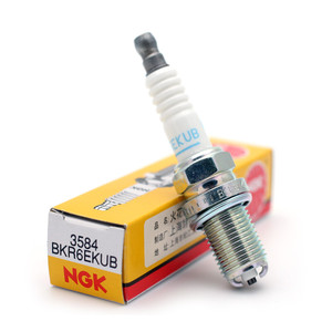   Bujía estándar BKR6EKUB, número de stock 3584, núcleo de cobre, repuesto de bujía de encendido para motor de gasolina, piezas automotrices - Product Image 1