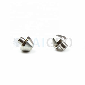 Boquilla de zafiro con orificio de rubí a chorro de agua, solo vástago corto A2260002 A2260003 A2260004 A2260005 <span class=keywords><strong>para</strong></span> máquina cortadora de chorro de agua KMT - Product Image 2