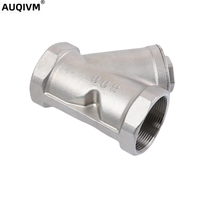Vanne à boisseau sphérique manuelle en acier inoxydable 1 pièce AUQIVM SS304 SS316 avec filetage NPT femelle pour eau et gaz