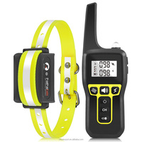 Collier de dressage pour chien personnalisé en usine, étanche, avec suivi en temps réel, Bluetooth, commande vocale, batterie rechargeable, 20 heures d'autonomie