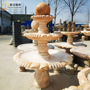 Fuente de Agua Tallada en Piedra Jiahua, Estilo Europeo, Decoración de Jardín, Villa, Paisaje, Duradera - Product Image 4