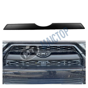 High-gloss black trim <b>strip</b> for 2014-2024 4Runner front center hood grille trim <b>strip</b> - Product Image 1