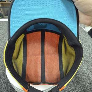 Gorras de running de 5 paneles con bloque de color, impermeables de nailon, personalizables, de secado rápido, para camping y actividades al aire libre - Product Image 4