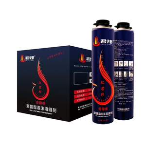 Hongjunbang 900g <span class=keywords><strong>mousse</strong></span> <span class=keywords><strong>polyuréthane</strong></span> calfeutrage mise à niveau norme nationale A2 <span class=keywords><strong>isolation</strong></span> phonique et mastic adhésif étanche - Product Image 1