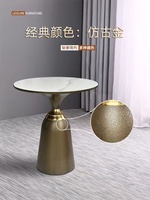 Table basse ronde de luxe en forme de plaque de roche, moderne, Simple, Table d'angle pour la maison, salon, canapé, Table d'appoint, petite