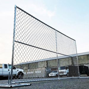 Tiêu chuẩn Mỹ di động mạ kẽm 6x10ft 6x12ft tạm thời xây dựng hàng rào Panels cho trang trại sử dụng nhà máy Chuỗi liên kết - Product Image 1