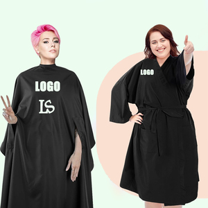 Chaquetas de Peluquería con Logotipo Personalizado, Manga Corta y Larga, Ropa de Trabajo Impermeable para Estilistas, para Peluqueros en Barberías y Salones - Product Image 3