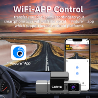 Caméra embarquée GPS 4K 3 canaux WiFi avec objectif fisheye 4K, enregistreur vidéo de voiture GPS, caméra de voiture 4K, caméra embarquée pour voitures