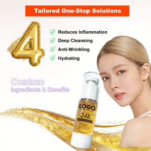 Limpiador Facial 3 en 1 OEM/ODM con Oro 24K: Desmaquillante, Cuidado Antiarrugas, Hidratación Duradera, Suavizante y Limpiador de Poros - Product Image 5