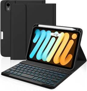 เคสคีย์บอร์ดสำหรับ <span class=keywords><strong>iPad</strong></span> <span class=keywords><strong>Mini</strong></span> 7 ขนาด 8.3 นิ้ว รุ่น A17 Pro พร้อมที่ใส่ปากกา สำหรับ <span class=keywords><strong>iPad</strong></span> <span class=keywords><strong>Mini</strong></span> 6 รุ่นที่ 6 พร้อมเคสป้องกัน - Product Image 6