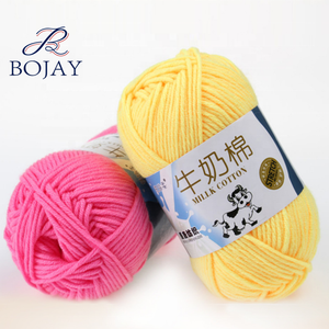 5 plys siêu mềm tay đan bóng sợi Crochet sợi bông với giá rẻ bán buôn, bé Sữa bông sợi 16S/5 - Product Image 5