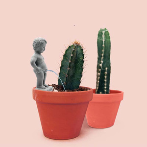 <span class=keywords><strong>Pipi</strong></span> mes plantes résine jardin Sculpture système d'irrigation goutte à goutte pour plante d'intérieur Pot <span class=keywords><strong>de</strong></span> fleur abreuvoir pour une croissance saine du jardin - Product Image 2