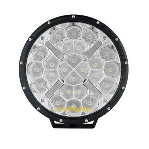 Luz LED de alta potencia para camión, 120W, 9 ", luz LED para coche todoterreno, faro LED de 120W con luz de posición DRL para SUV todoterreno 4x4 - Product Image 3