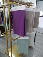 Tissu textile de maison pour garçons en velours tricoté uni imprimé 21-Pit, 100D 150D 220g, respirant, 100% polyester