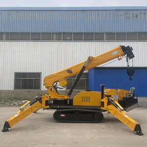 उच्च दक्षता मोबाइल मकड़ी क्रेन क्रॉलर 3 टन हाइड्रोलिक मकड़ी क्रेन 360 डिग्री 5 टी 8 टी निर्माण ट्रैक मकड़ी क्रेन - Product Image 5