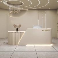 QT-56 Ensemble de Mobilier de Bureau Tables de Réception Modernes pour Salon de Beauté