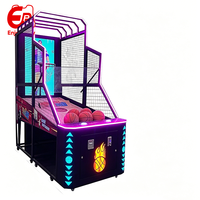 Arcade de basket-ball en métal de haute qualité, stable, multijoueur, jeu de tir interactif, structure en acier solide, espagnol/anglais, CE