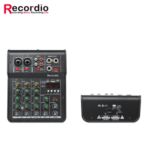 Mezclador <span class=keywords><strong>de</strong></span> Audio USB multifuncional, consola mezcladora profesional, <span class=keywords><strong>Mini</strong></span> mezclador <span class=keywords><strong>de</strong></span> Audio para exteriores, 2 unidades - Product Image 1