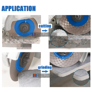 Disco Diamantato 115 Disco de ventilador de cerámica Disco de corte de azulejo Máquina Hacer diamantes Hoja de sierra Disco de corte de azulejo de porcelana sin chips - Product Image 6