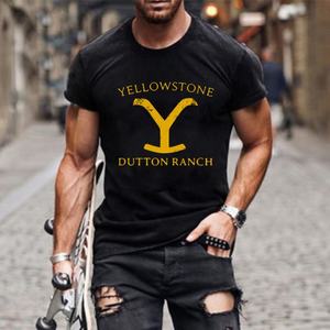 Camisetas estampadas para hombre, ropa Vintage personalizada, de talla grande 5XL, de Yellow Stone, duton Ranch - Product Image 2