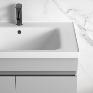 Mueble de tocador de baño de pie de aluminio moderno con juego de inodoro y lavabo-para hoteles - Product Image 4