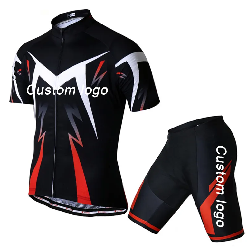 Custom design sublimation quick dry bicycle short sleeves soft absorb sweat cycling wear men cycling jersey mountain bike shirt