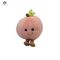 Leuke Fruit Serie Schattige Appel Speelgoed Superzacht Pluche PP Katoen Gevuld Stressverlichtend Cadeau Ondersteuning Licht Aangepaste Diensten