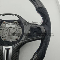 Nouveau produit Volant en cuir perforé en fibre de carbone pour BMW G20 G28 G29 G30 G32 G38 G11 Volant de voiture