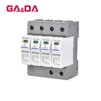 Parafoudre électrique GA&DA 4P 280V CA, dispositif de protection contre les surtensions basse tension spd 40k 80ka 240KA