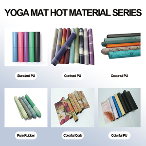 Tapis de yoga personnalisé en PU, forme capsule ronde ovale arquée, extra long, avec mise à la terre, nouveau PU - Twice 4 Circle - Product Image 5