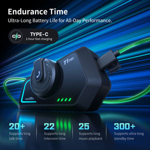 Fodspprts T1 PRO 2KM 6 Riders Auriculares inalámbricos con manos libres Estéreo Música Altavoz Control de llamadas <span class=keywords><strong>para</strong></span> casco de Motocross - Product Image 3