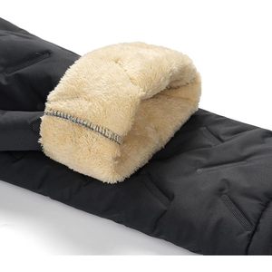 Custom Mens Warm Fleece Sweatpants <b>Sherpa</b> Lined Winter <b>Joggers</b> Pants With Zipper Pockets Athletic Wear - Product Image 5