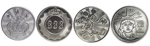 Sunmo Jetons de jeu d'arcade en métal personnalisés, jetons en alliage de zinc pour machine à laver, jetons pour distributeur de jetons personnalisable, jetons pour machine à jetons DIY - Product Image 6