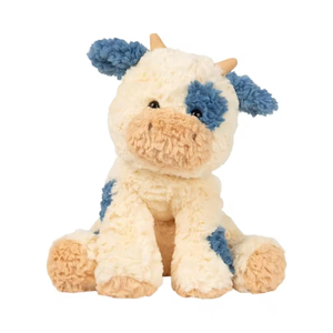 Vente en gros 50 cm de crème bleu vache en peluche jouet peluche douce dans un style mignon <span class=keywords><strong>grande</strong></span> taille vache lourde pour les femmes - Product Image 1