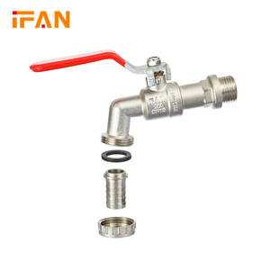 Латунный кран IFAN для желтого сада, высокое качество, полный размер 1/2-1 дюйма, латунный кран для воды, поставщик из Китая - Product Image 3