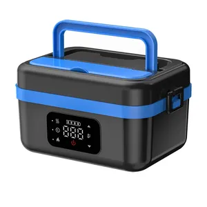 Boîte à lunch électrique 1L en acier inoxydable et plastique pour le bureau, <span class=keywords><strong>la</strong></span> maison, <span class=keywords><strong>la</strong></span> voiture, l'extérieur, pour garder les aliments au chaud - Product Image 3
