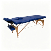 Table de massage pliante professionnelle avec étui de transport, table de massage portable en bois pour SPA, table d'acupuncture