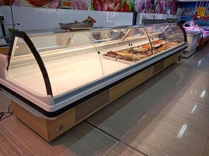 <span class=keywords><strong>Vitrina</strong></span> fría personalizada deli, expositor <span class=keywords><strong>de</strong></span> carnicería, congelador, nevera, caja deli - Product Image 4