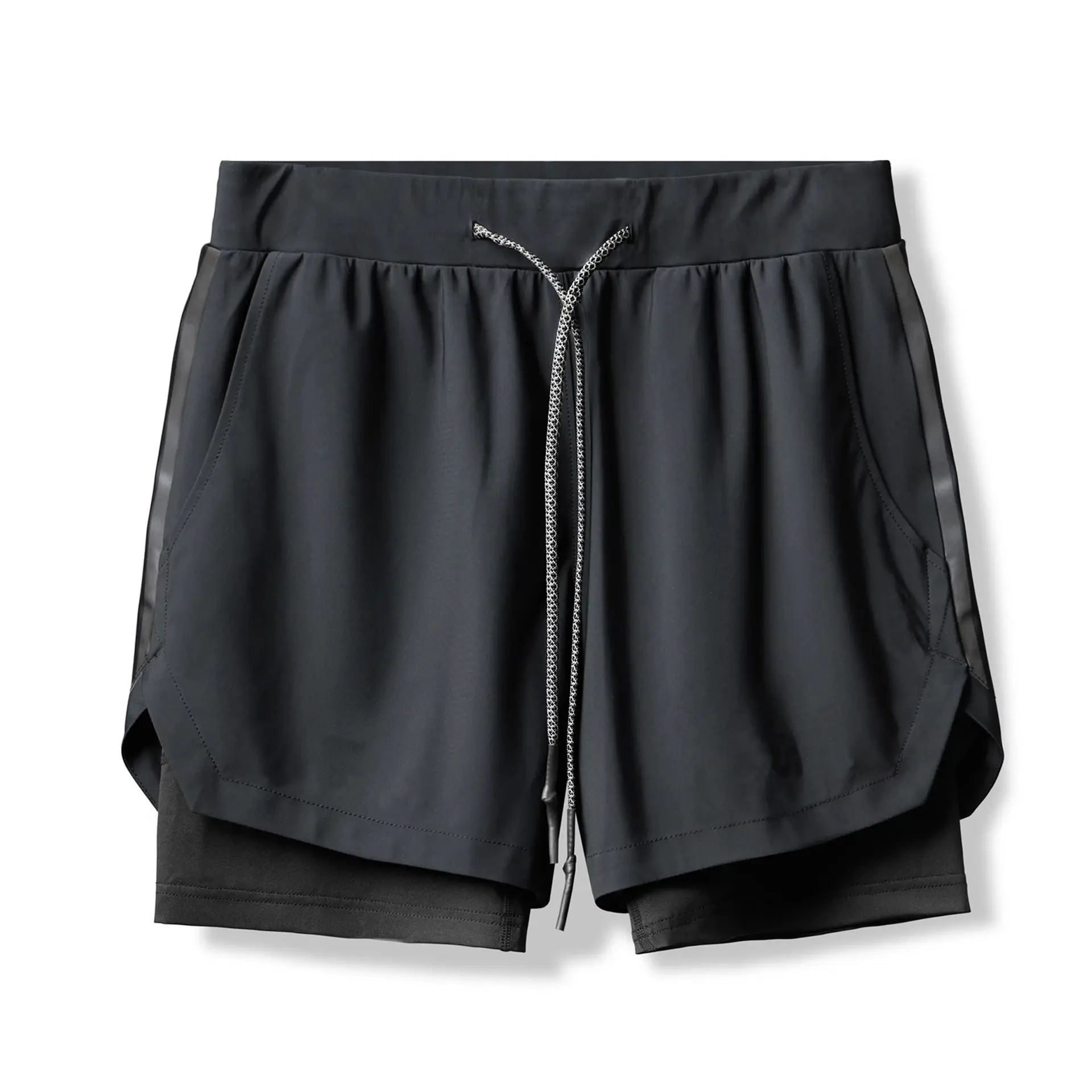 OEM Custom Logo Spandex Workout Gym Shorts Herren Sommer Bulk Workout Kleidung Männer Casual Athletic Squat Fitness Shorts