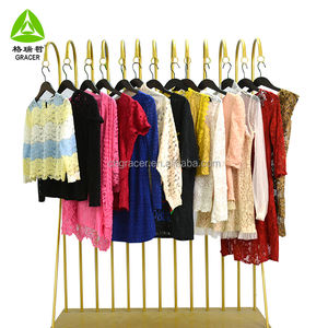 Ropa de marca americana mixta Premium de segunda mano, blusa de seda usada para mujer, nueva colección de Pacas De Ropa de China - Product Image 1